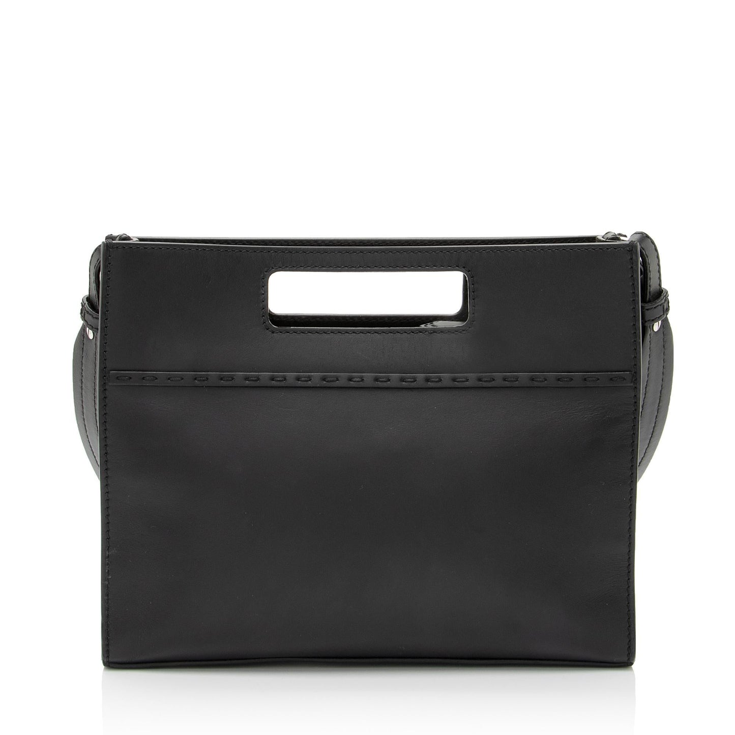 Fendi Calfskin Cutout Handle Mini Shopper Tote (SHF-4Nys6a)