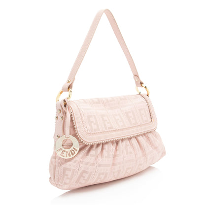Fendi Perforated FF Calfskin Chef Small Bag