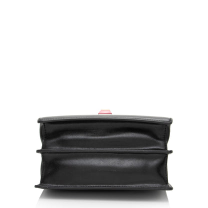 Fendi Calfskin Studded Kan I Small Shoulder Bag