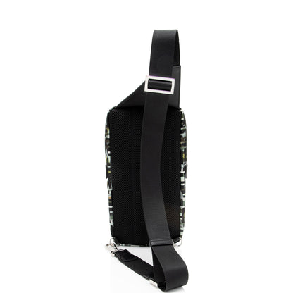 Fendi Camouflage FF Nylon Sling Bag