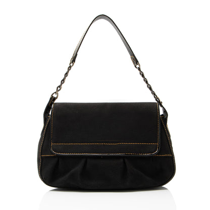 Fendi Canvas B Bis Shoulder Bag
