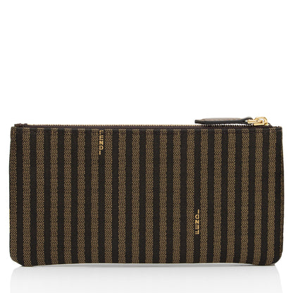 Fendi Canvas Pequin Pochette (SHF-2YZlVT)
