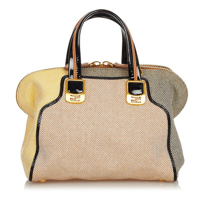 Fendi Colorblock Canvas Chameleon Handbag (SHG-24876)