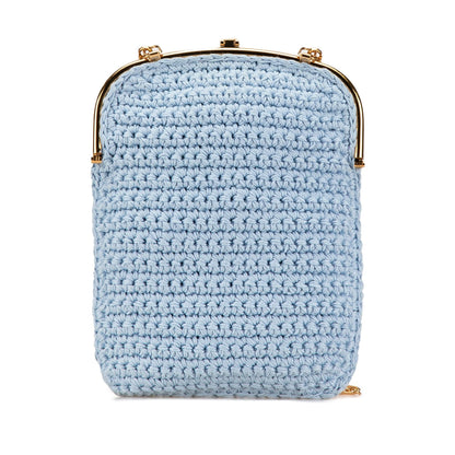 Fendi Crochet Baguette Phone Bag (SHG-xPSdNI)