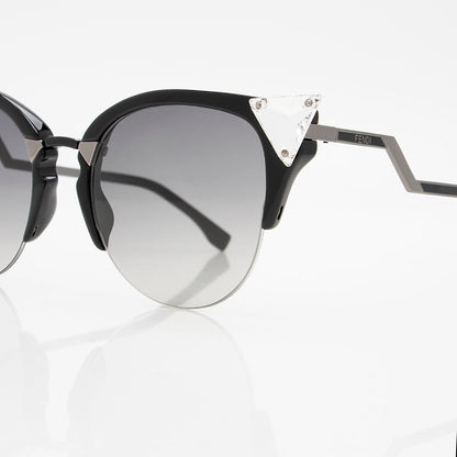 Fendi Crystal Cat Eye Sunglasses (SHF-14387)