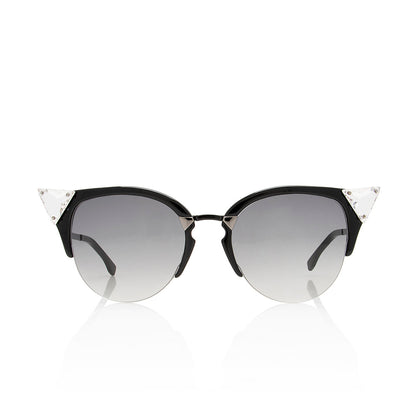 Fendi Crystal Cat Eye Sunglasses (SHF-14387)