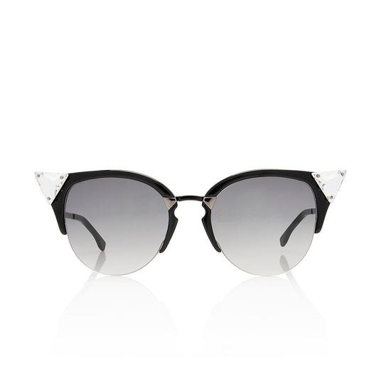 Fendi Crystal Cat Eye Sunglasses (SHF-14387)
