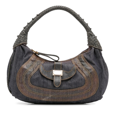 Fendi Denim Spy Hobo (SHG-Txb2Ws)