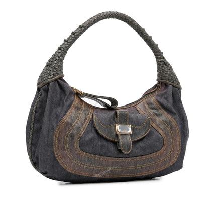 Fendi Denim Spy Hobo (SHG-Txb2Ws)