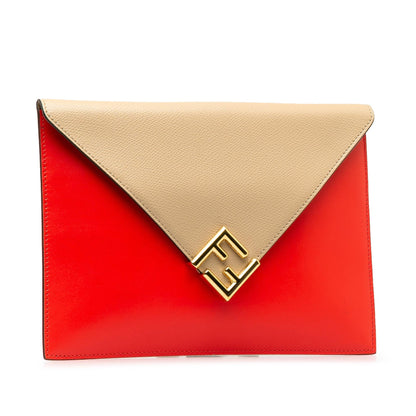 Fendi FF Diamonds Flat Pouch (SHG-pELI7I)