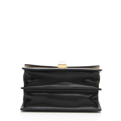 Fendi FF Embossed Calfskin Kan I Small Shoulder Bag (SHF-V5TTUT)