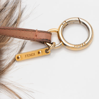 Fendi Fox Fur Monster Fur Yang Bag Charm (SHF-uRrvkZ)