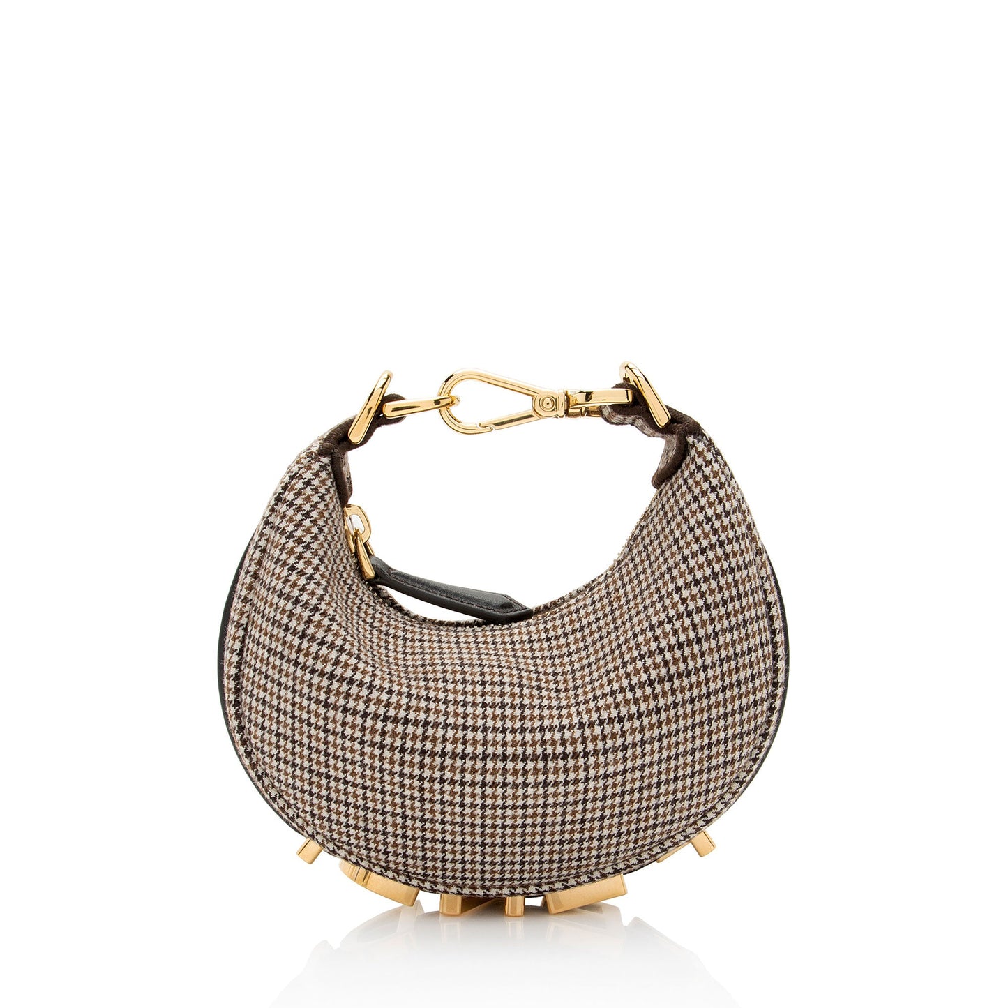 Fendi Fabric Fendigraphy Nano Hobo (SHF-N6cAIe)