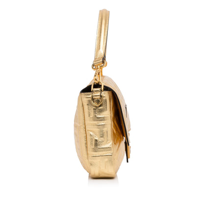 Fendi Large Embossed Zucca Baguette (SHG-ZcKJ66)