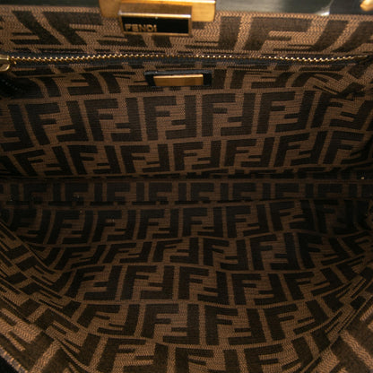 Fendi Large Goatskin Peekaboo Iconic Satchel