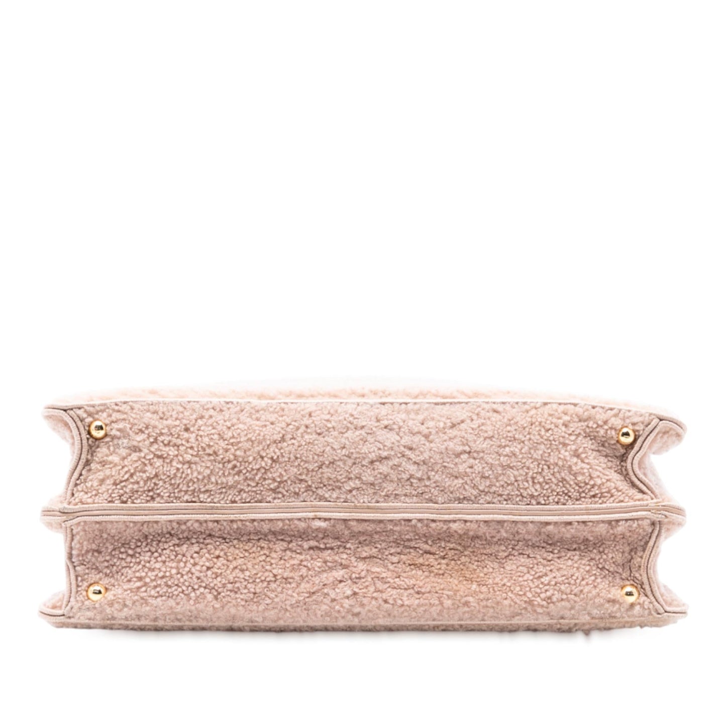 Fendi Large Shearling Peekaboo ISeeU Satchel