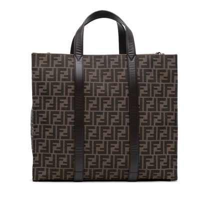 Fendi Large Zucca Canvas Shopper Tote