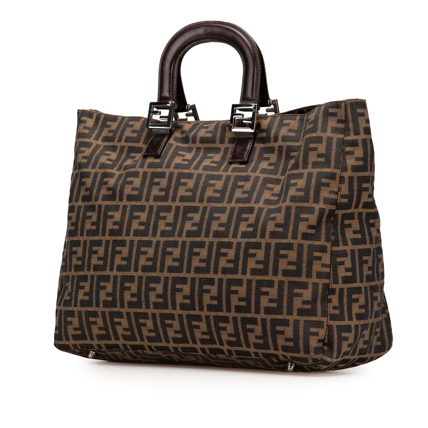 Fendi Large Zucca Canvas Twins Tote