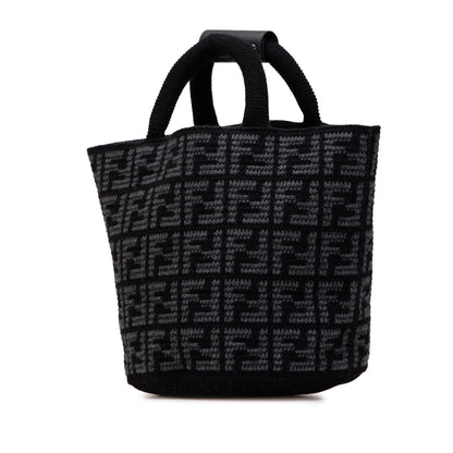 Fendi Large Zucca Cashmere Shopper Tote