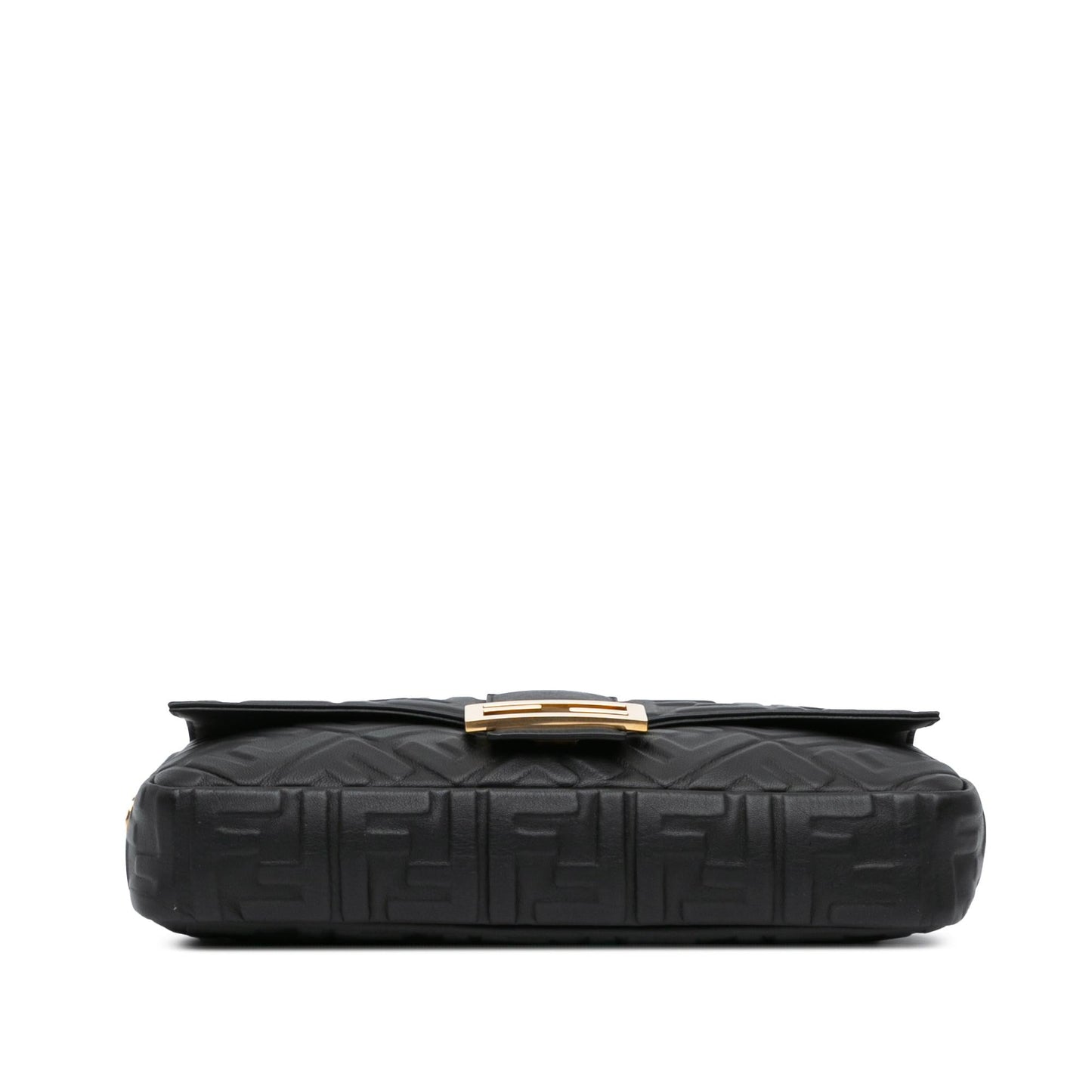 Fendi Large Zucca Embossed Leather Baguette Satchel (SHG-8iHUm8)
