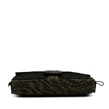 Fendi Large Zucca Vertigo Mesh Baguette Satchel