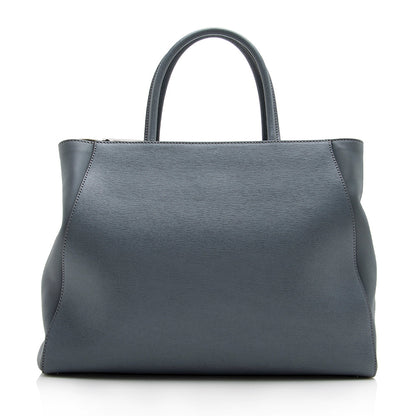 Fendi Leather 2Jours Medium Tote (SHF-17665)