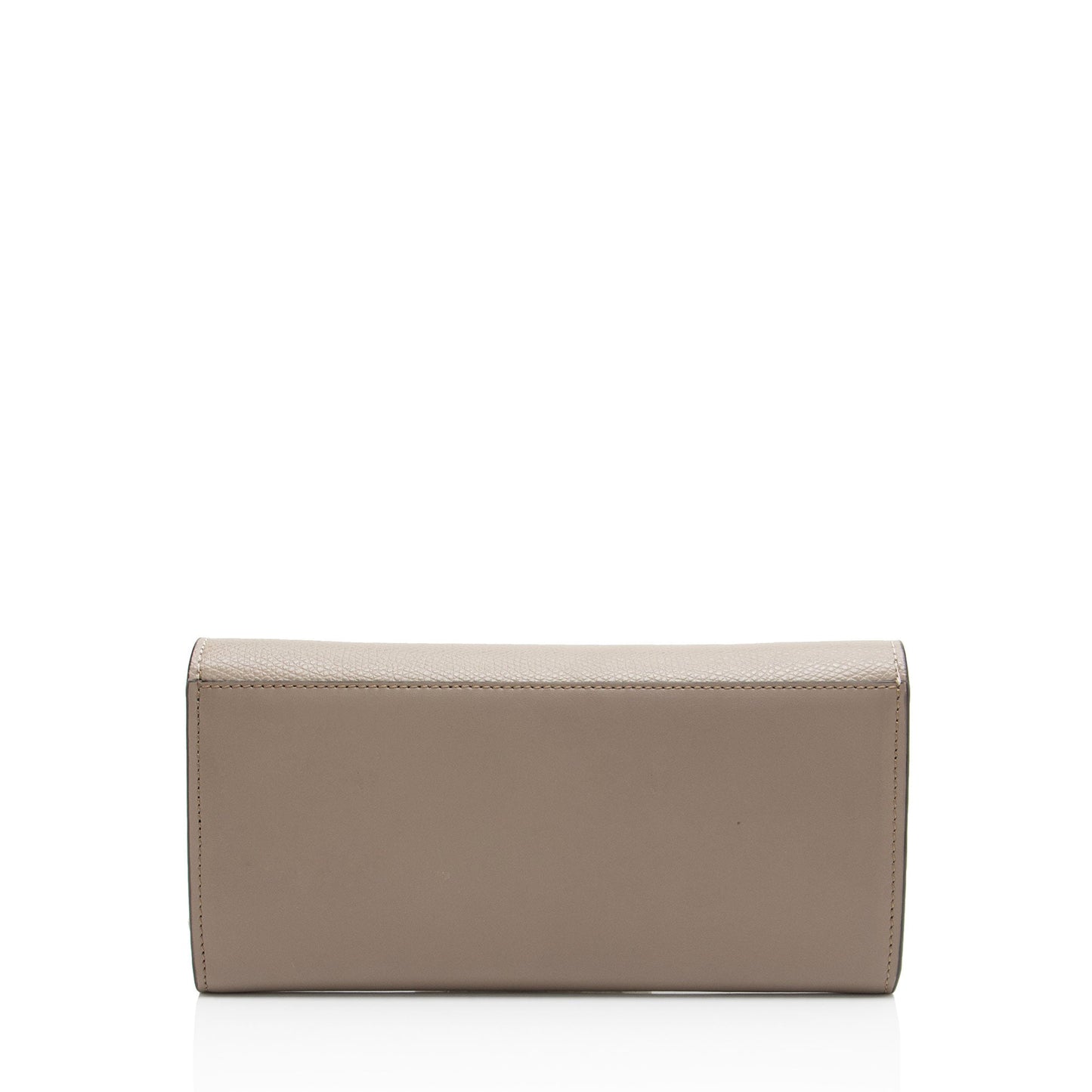 Fendi Leather FF Diamonds Continental Wallet with Chain