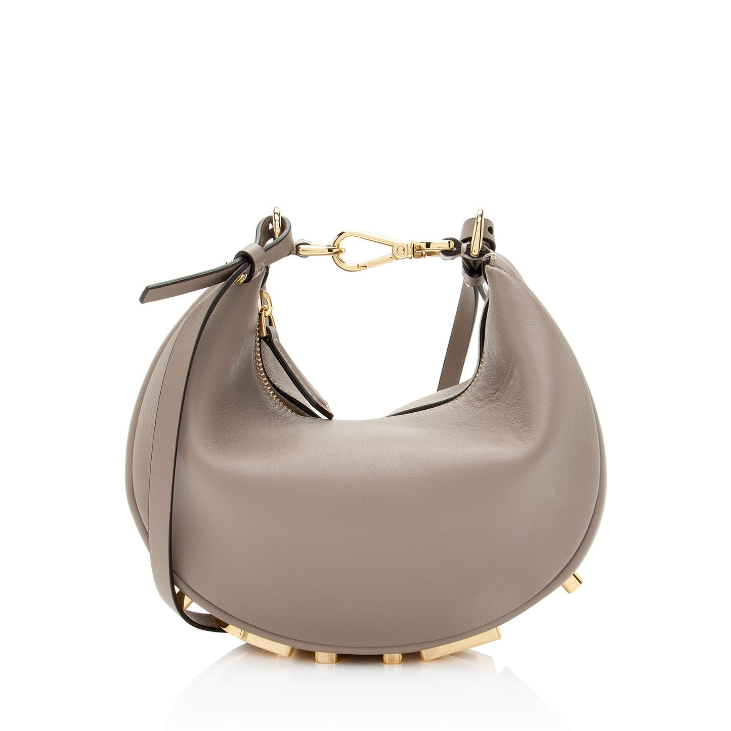 Fendi Leather Fendigraphy Mini Hobo - FINAL SALE