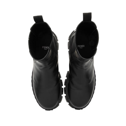 Fendi Leather Force Chelsea Boots - Size 7.5 / 37.5 (SHF-JzrAmk)