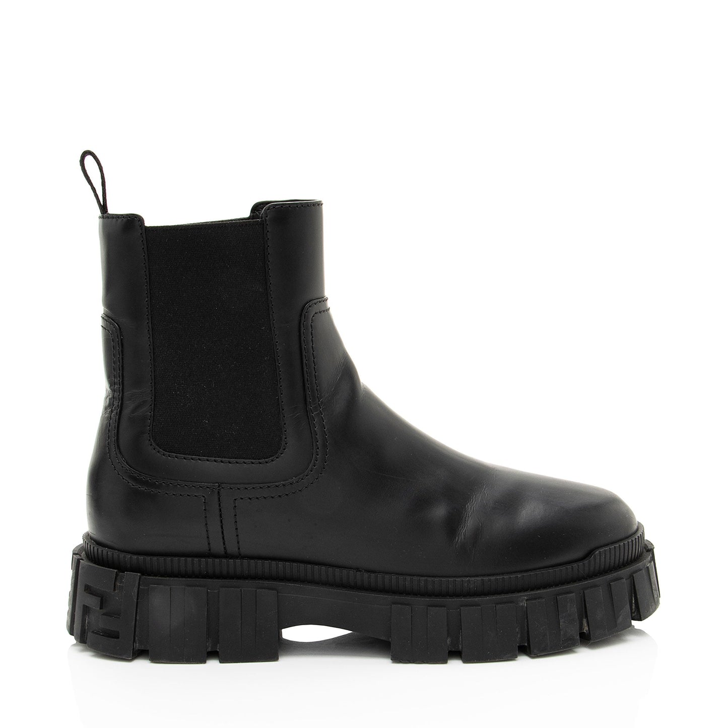 Fendi Leather Force Chelsea Boots - Size 7.5 / 37.5 (SHF-JzrAmk)