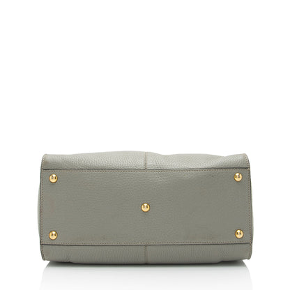 Fendi Leather Peekaboo X Lite Medium Satchel