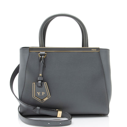 Fendi Leather Petite 2Jours Tote