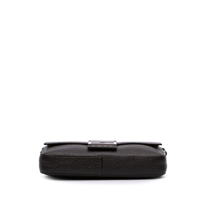 Fendi Leather Selleria Convertible Baguette Satchel