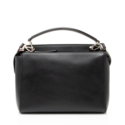 Fendi Leather Waves Dotcom Medium Satchel