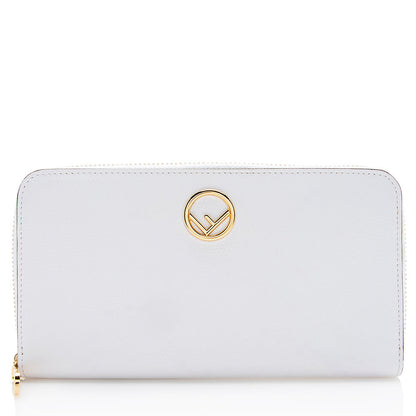 Fendi Leather F is Fendi Zip Around Wallet (SHF-21647)