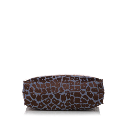 Fendi Leopard Print Nylon Tote Bag (SHG-31059)