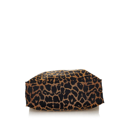 Fendi Leopard Print Nylon Tote Bag (SHG-33837)