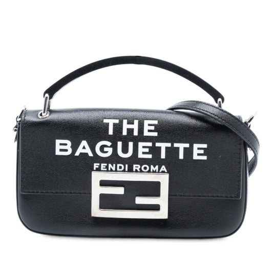 Fendi Marc Jacobs Calfskin Baguette Phone Pouch Satchel