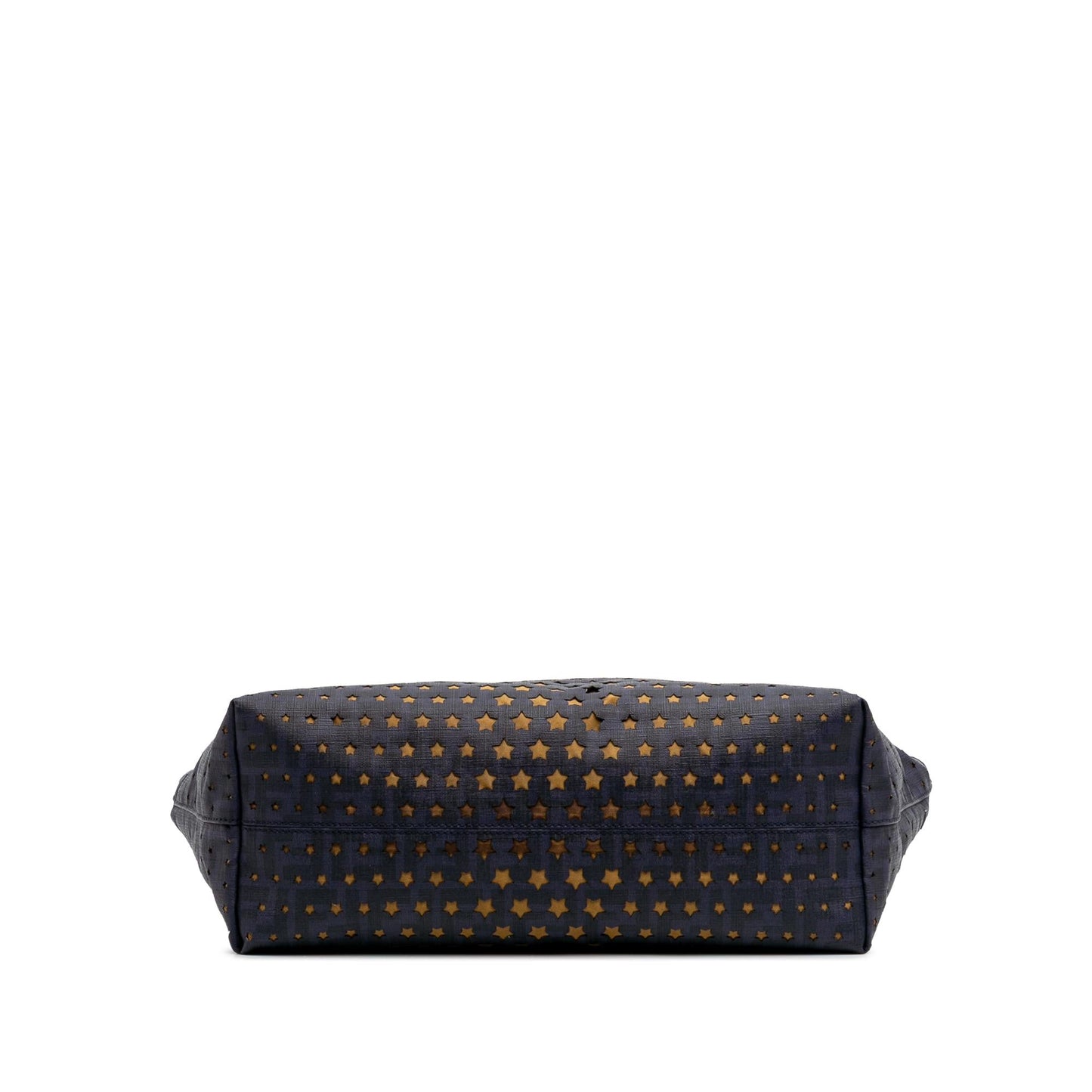 Fendi Medium Coated Canvas Laser Cut Star Roll Tote