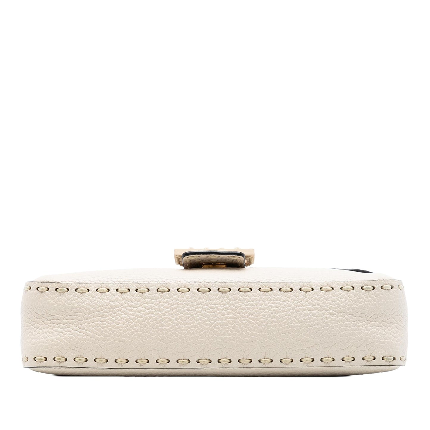 Fendi Medium Leather Selleria Baguette Satchel