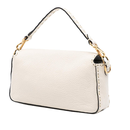 Fendi Medium Leather Selleria Baguette Satchel