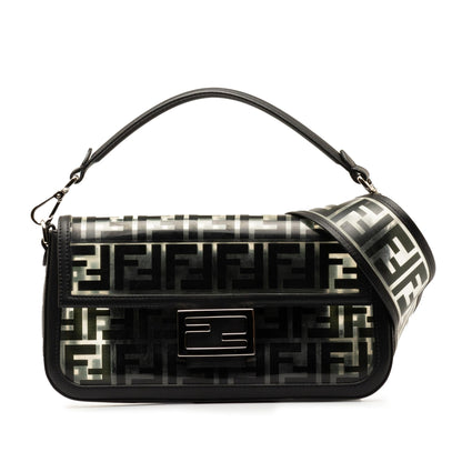Fendi Medium Zucca PVC Baguette Satchel