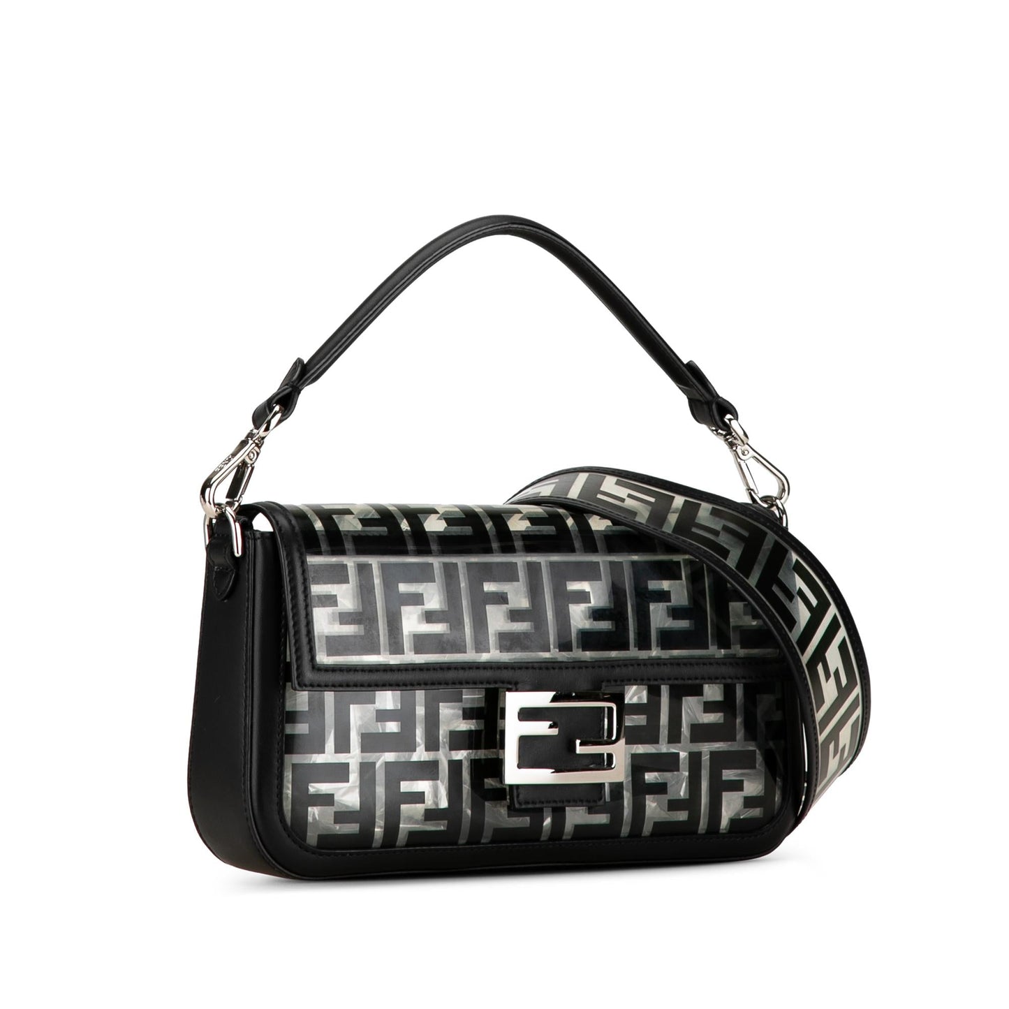Fendi Medium Zucca PVC Baguette Satchel