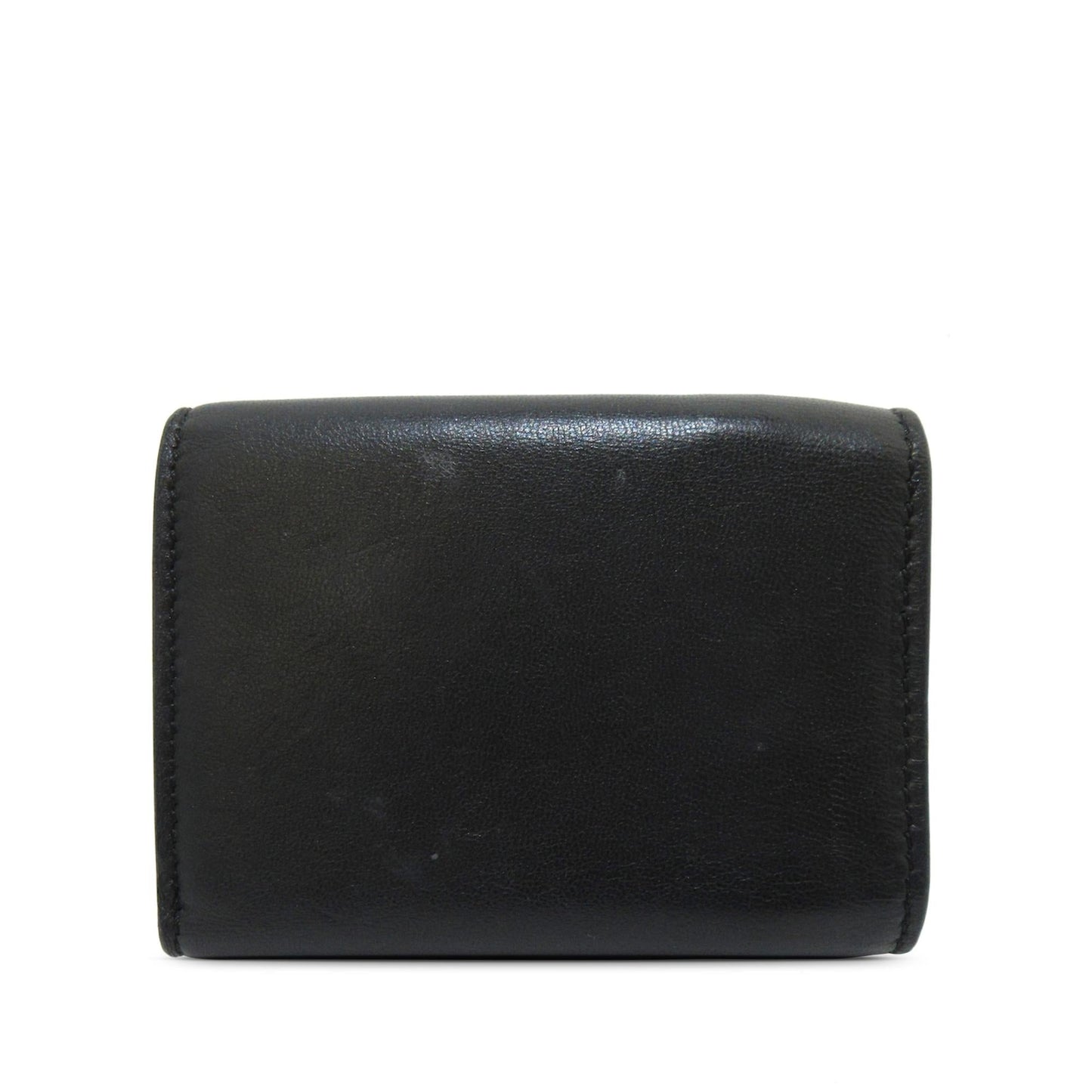 Fendi Micro FF Diagonal Embossed Tri-Fold Wallet (SHG-fgOePS)