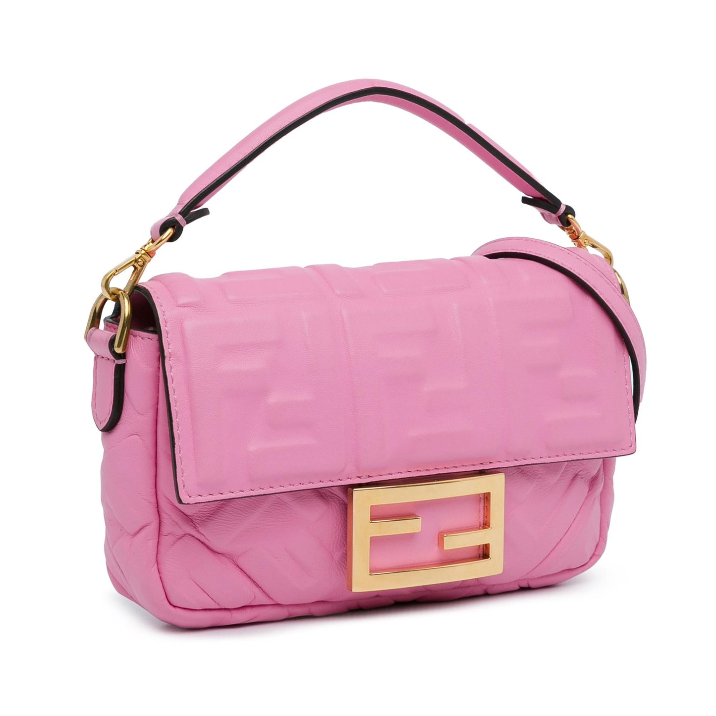 Fendi Mini FF Embossed Baguette (SHG-yfSf04)