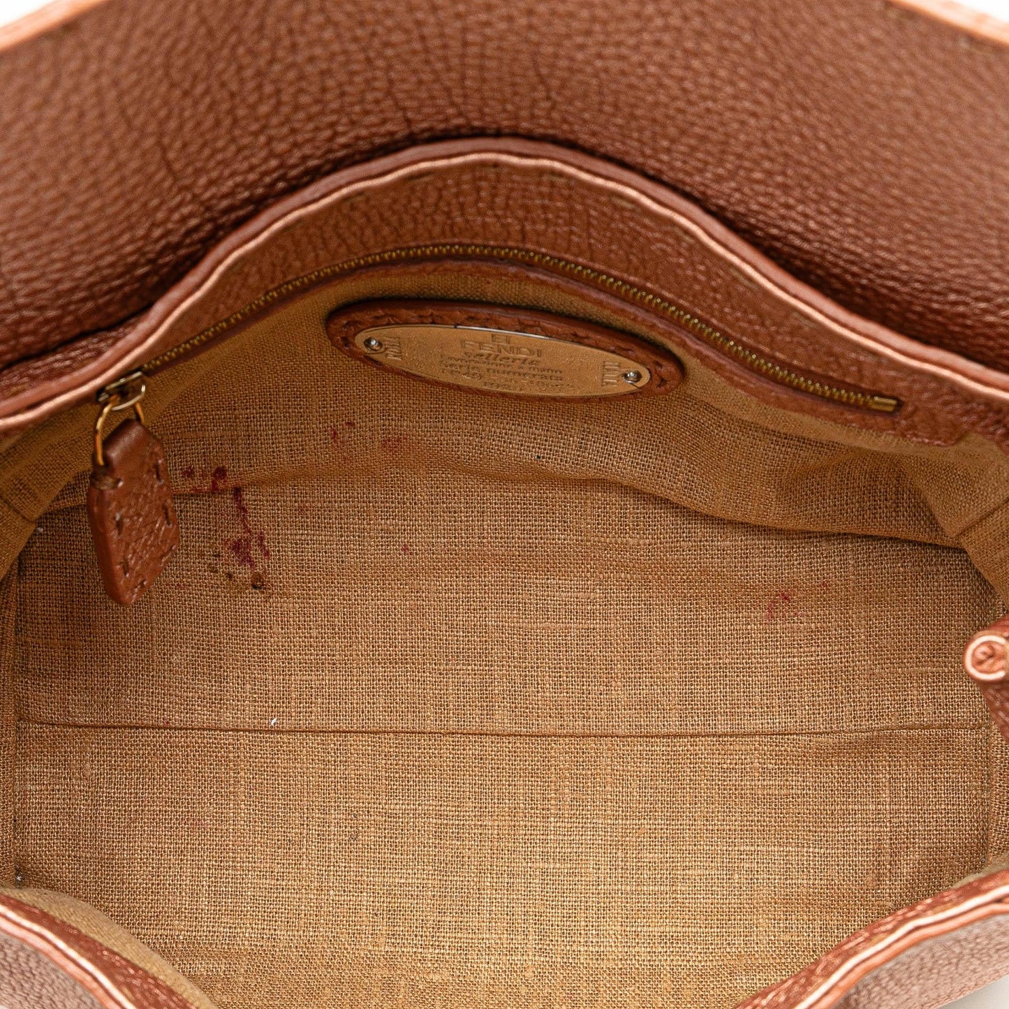 Fendi Mini Leather Selleria Linda (SHG-ermLPN)