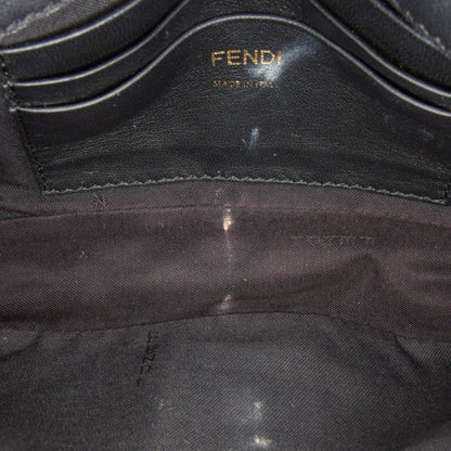 Fendi Mini Zucca Embossed Leather Baguette Satchel