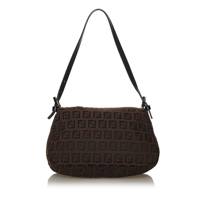 Fendi Mini Zucchino Canvas Mamma Baguette (SHG-28605)