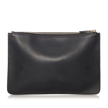 Fendi Monster Leather Clutch Bag (SHG-27468)