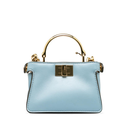 Fendi Nano Rainbow Inlay Peekaboo Satchel